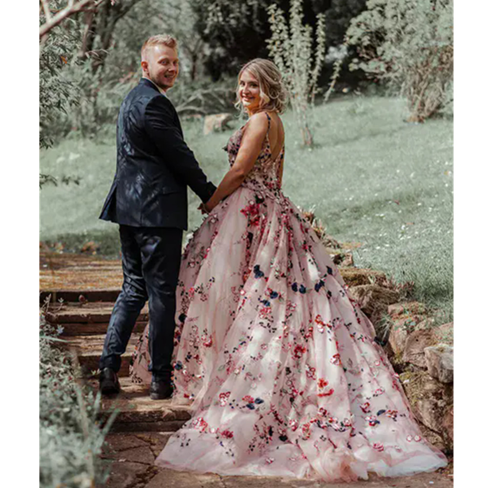 A Elegant e Dresses Long Sleeve Lace Bride Muslim Wedding Gown Covered Back Satin Vestido De Novia