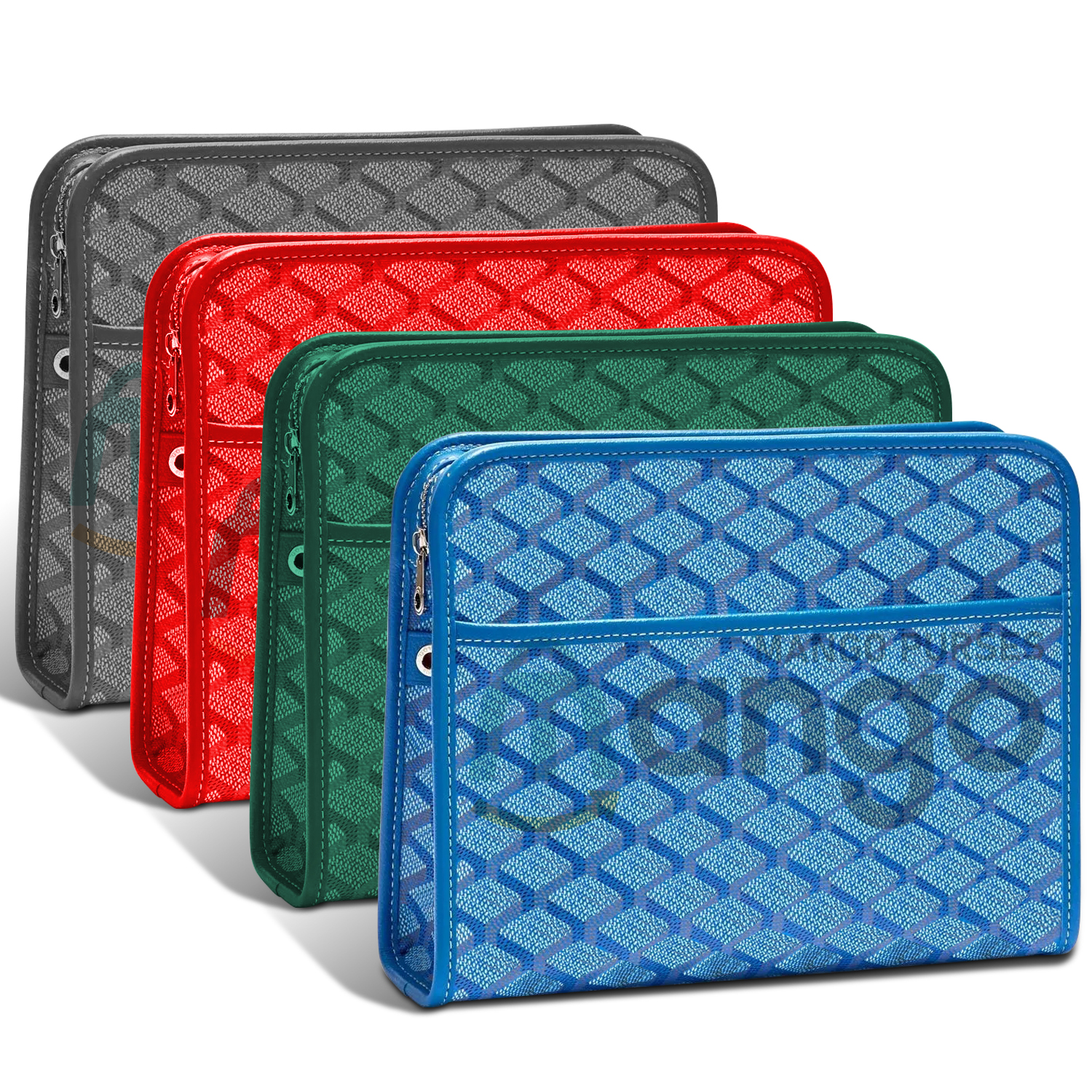 Zipper Travel Makeup Bag Large Capacity Cosmetic Bags for Women Portable Pouch Open Flat Toiletry Bag Genuine Leather Make up Organizer with Divider