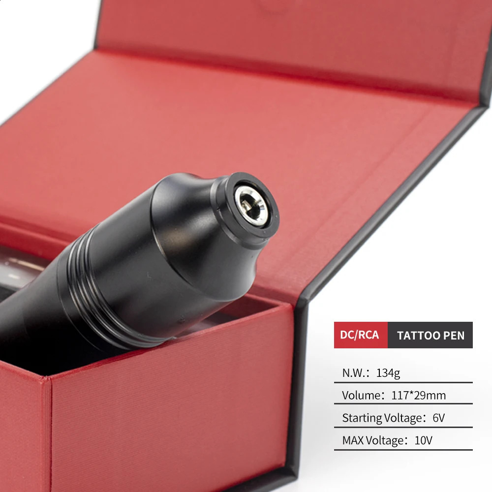 Professional Wireless Tattoo Gun Kit Rotary Pen for Body Art Permanent Makeup Machine Set 240202