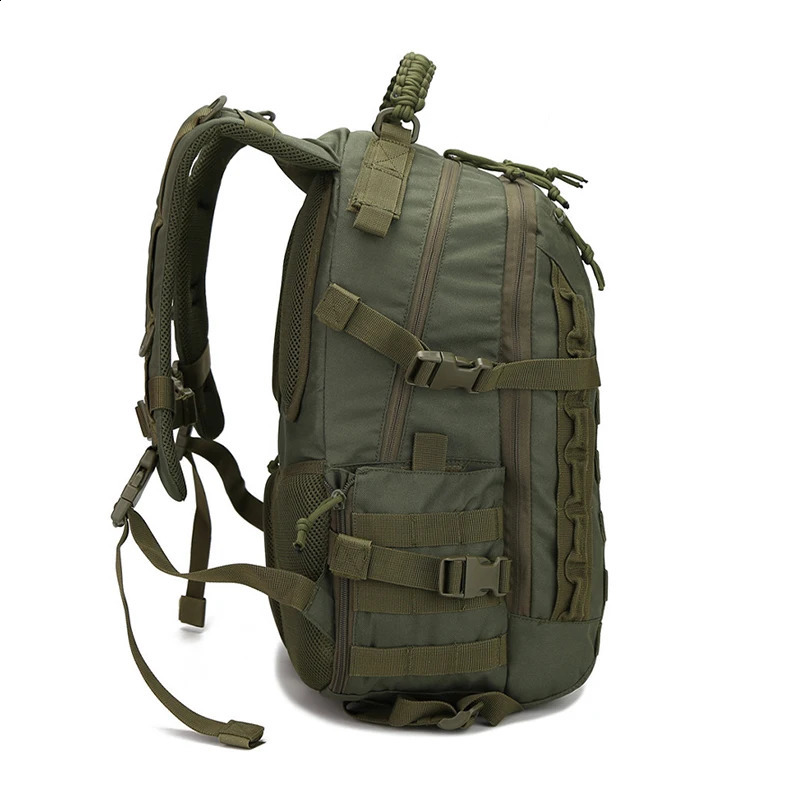 35L Camping Backpack Waterproof Trekking Fishing Hunting Bag Military Tactical Army Molle Climbing Rucksack Outdoor Bags mochila 240119