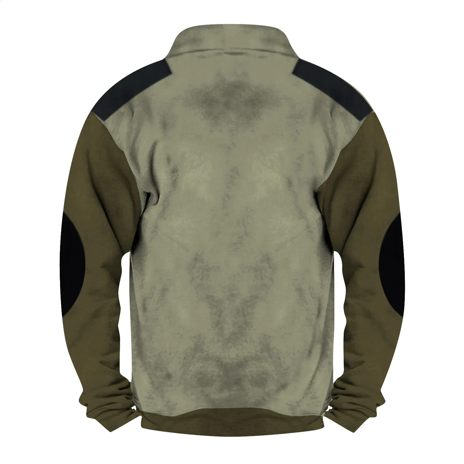 Retro mens autumn sportswear Henley Neck half zip long sleeved loose fit Pullover fully matched daily hoodie top Hombre 240911