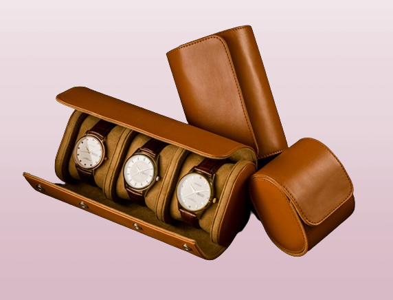 Watch Case Boxes Roll Mechanical Protection Dustproof Leather Bag 1 2 3 Digits Travel Portable Hele22