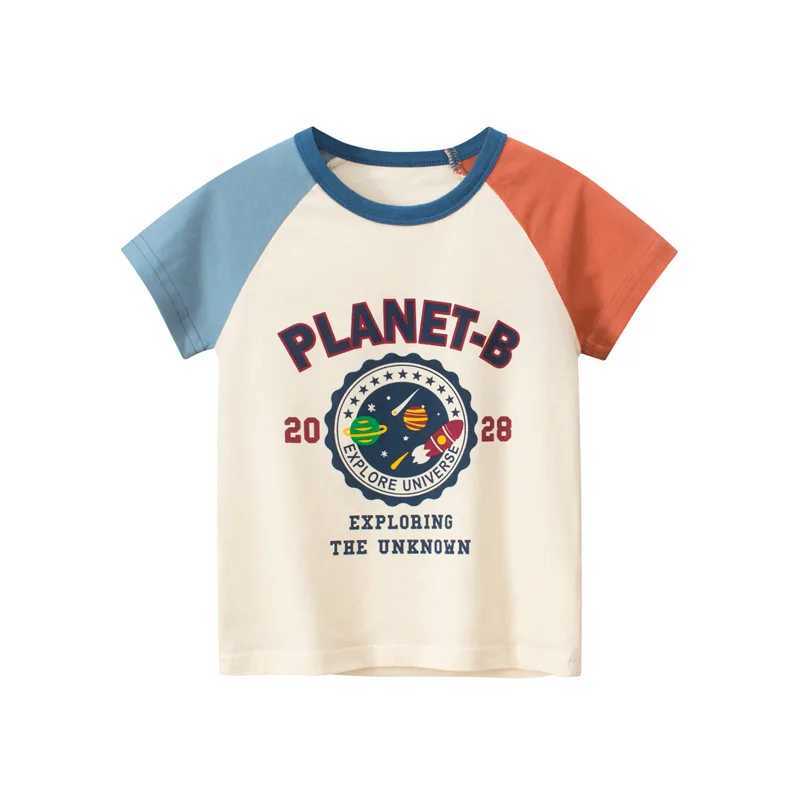 T-shirts 1-9T Summer Toddler Kdi Baby Boys Girls Clothes Cotton Infant T Shirt Short Sleeve Childrens Tshirt Cute Sweet Tee OutfitL24729