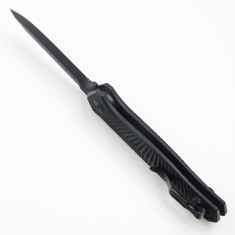 BM 8551BK Tactical Knife S35VN Black Titanium Coating Blade CNC GRN Handle Outdoor Camping Hiking EDC Pocket Knives with Retail Box