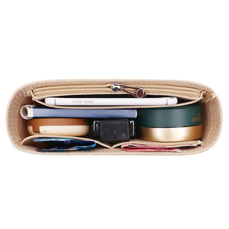 Felt Insert Bag Organizer Makeup Organizers Liner Perfect for Brand Women's Handbags For Baguette And Cosmetic Bags