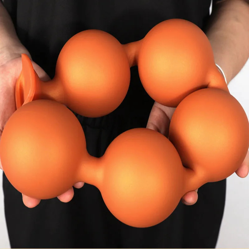 SXXXL Anal Plug Prostate Massage Dildo Long Butt Enhancer 18 Sex Toys For Women Men Vaginal Anus Pull Bead Deep 240202