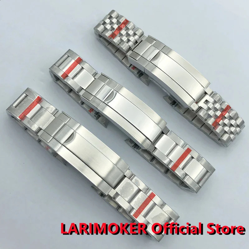 20mm 904L bracelet Solid Stainless Steel Watch Band Folding Buckle OystersJubilee Mens Strap Suitable for 36mm 40mm41mm case 240125