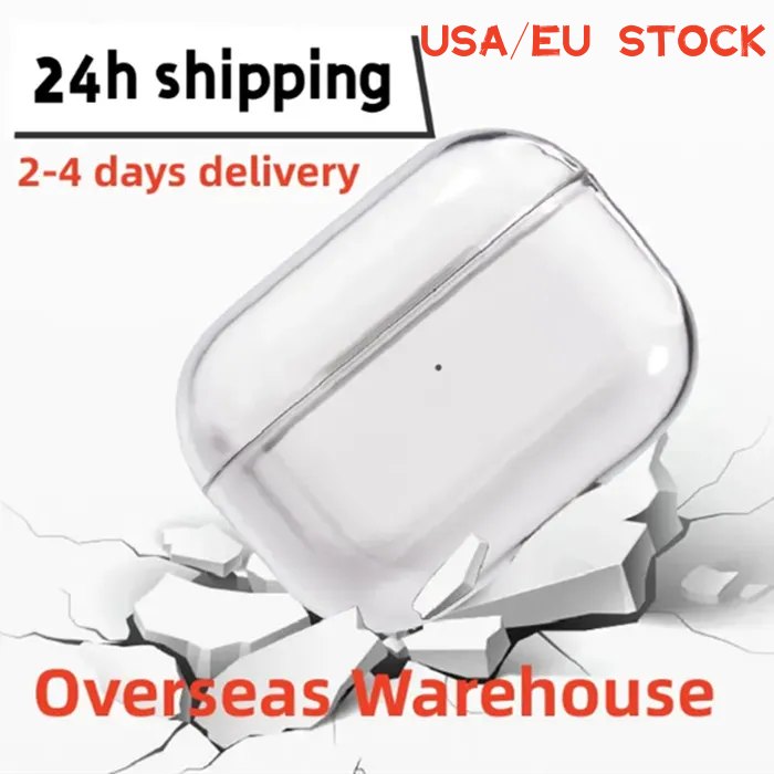 USA/EU warehouse shockproof case For Airpods pro 2 3 2nd generation Case Cute Protective Cover For airpod max Cover earphone case Headphone Accessories