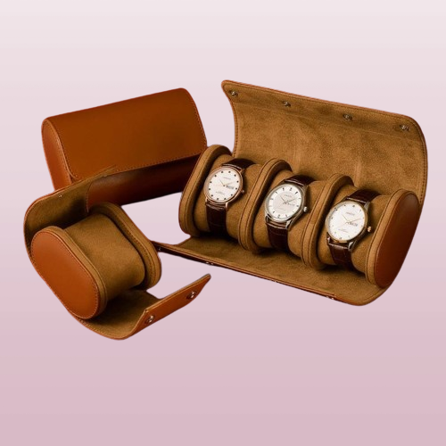 Watch Case Boxes Roll Mechanical Protection Dustproof Leather Bag 1 2 3 Digits Travel Portable Hele22
