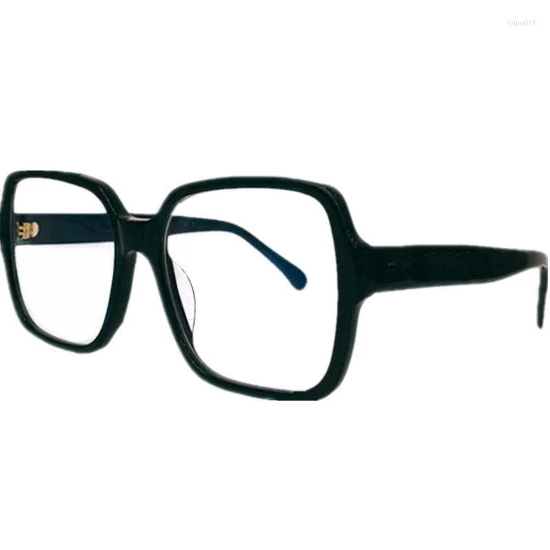 Sunglasses Frames LUX Desi Frame All-Match Women Big-Square Anti-Bluelight Glasses Plank Fullrim 56-17-140 For Prescription Good quality