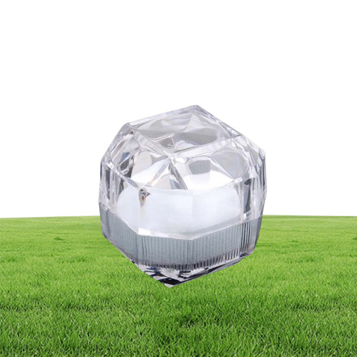 20pcslot Three Color Options Jewelry Package Ring Earring Box Acrylic Transparent Wedding Packaging Jewelry Box
