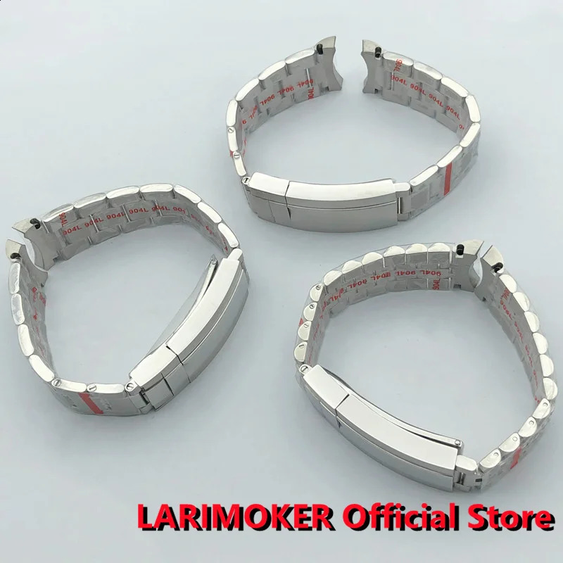20mm 904L bracelet Solid Stainless Steel Watch Band Folding Buckle OystersJubilee Mens Strap Suitable for 36mm 40mm41mm case 240125