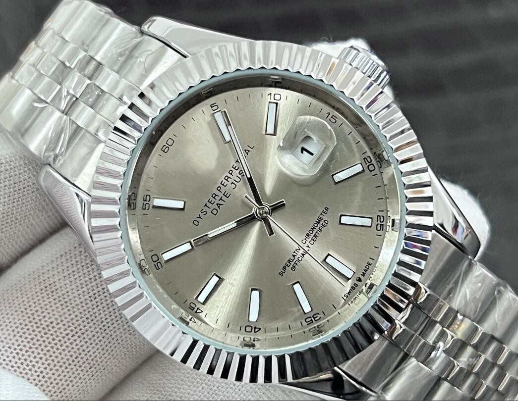 Luxury mens womens Watches classics oysterperpetual Quartz movement watch automatic date watches stainless steel strap Wristwatches montre de luxe gifts 3