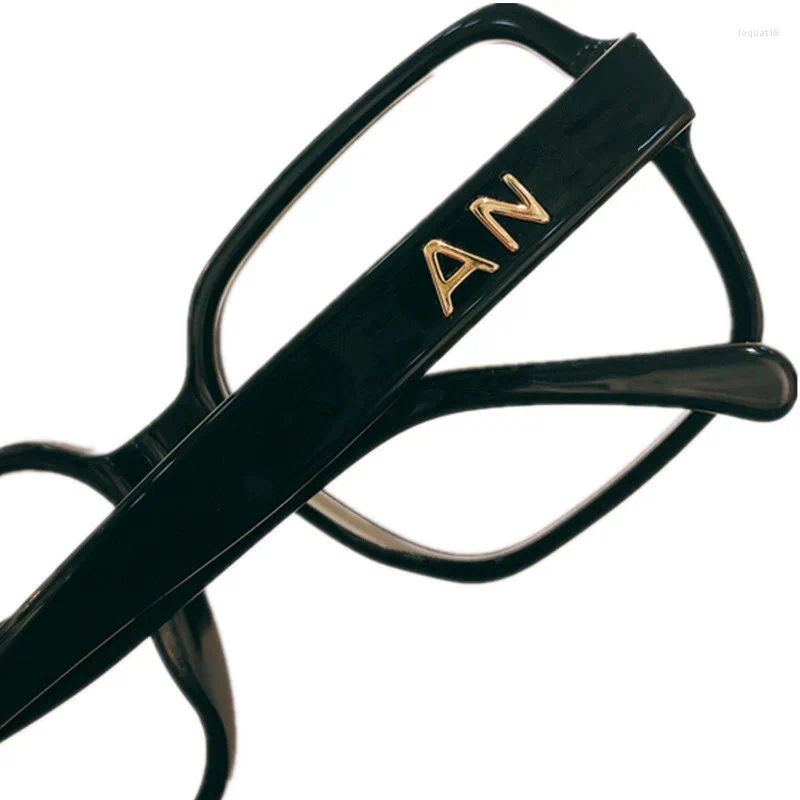 Sunglasses Frames LUX Desi Frame All-Match Women Big-Square Anti-Bluelight Glasses Plank Fullrim 56-17-140 For Prescription Good quality