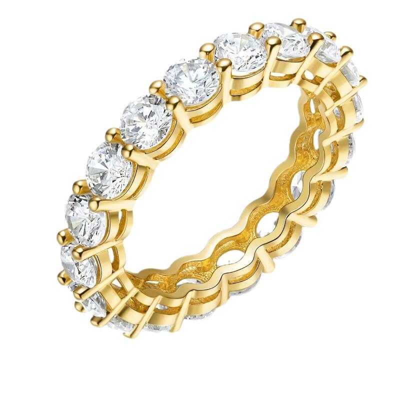 Sterg Sier Wedding Ring: 5A Cubic Zirconia Engagement Ring for Women