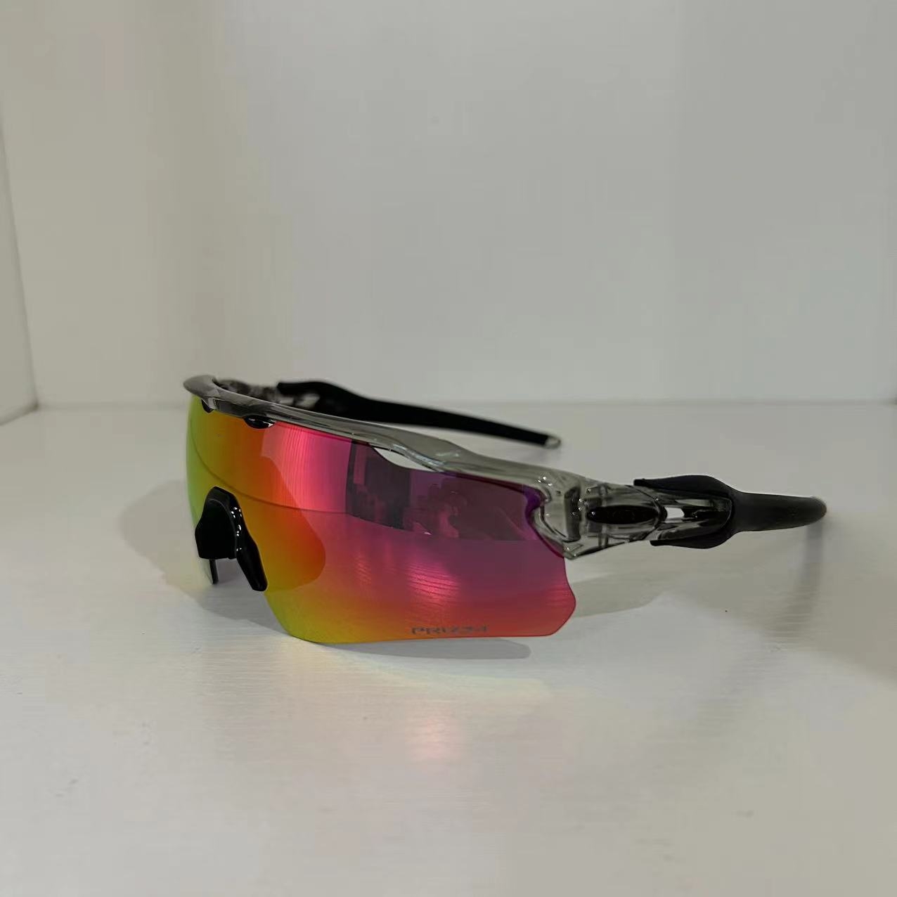 Sport outdoor Cycling sunglasses UV400 polarized black lens Cycling glasses MTB bike goggles Men women Riding sun glasses 4 extra multiple lens with case EV