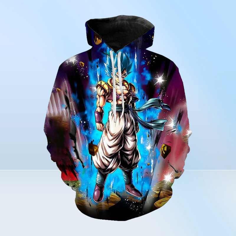 Men039s Hoodies Sweatshirts Print Cartoon Anime Dragon Men Women Pullover Fashion Boy Girl Kids DBZ Streetwear TopsM