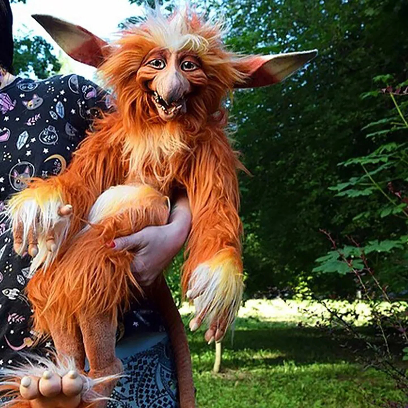 Plush Monstrosity Ginger Troll From The Labyrinths Funny Present Plush Doll Handmade Baby Ludo From Labyrinth Toy Cute Gift 240127