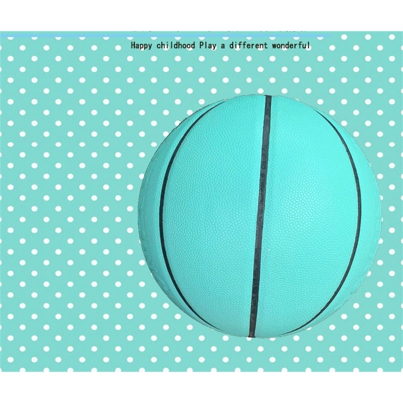 Blue and White Porcelain Basketball Customized Nonslip PU Soft Leather High Elastic Indoor Outdoor BasketBall 240127