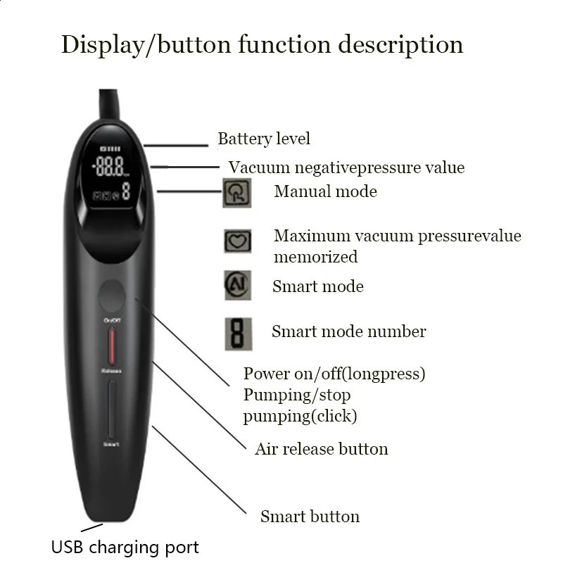 Smart Pump Vacuum Sucking Massage Prostate Stimulator Anal For Man Women Butt Plug Masturbator Adult Sex Toys 1 240202