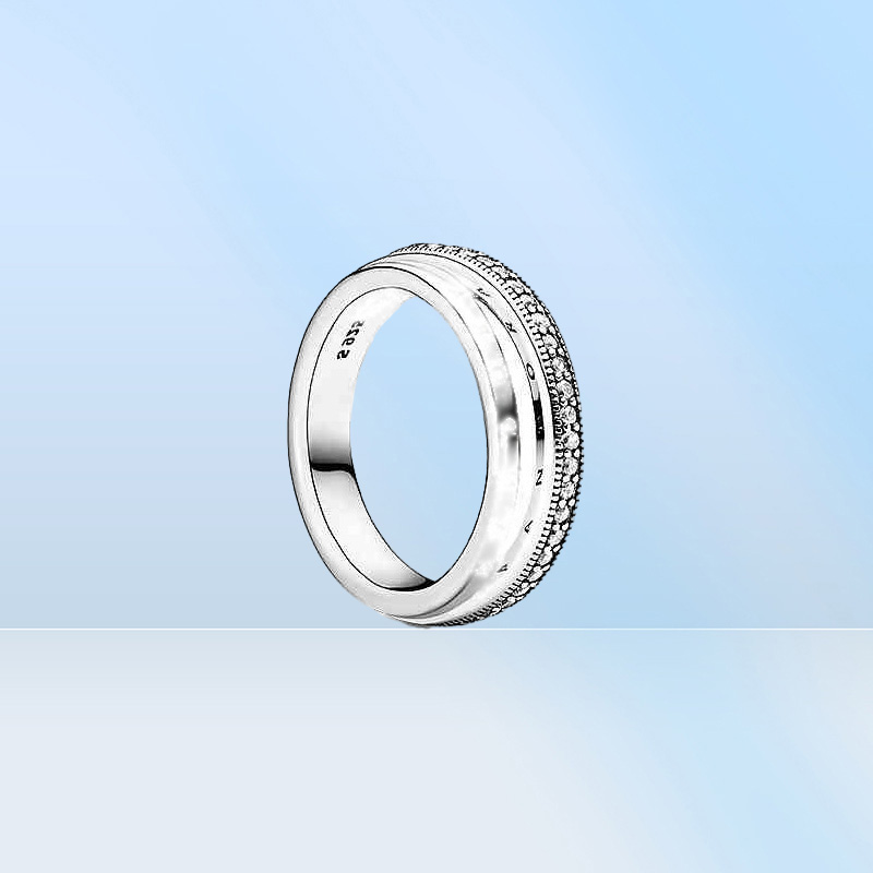 925 Sterling Silver Womens Diamond Ring Luxury Designer Ring Fashion Jewelry Rose Gold Love Wedding Engagement Rings For Women8029