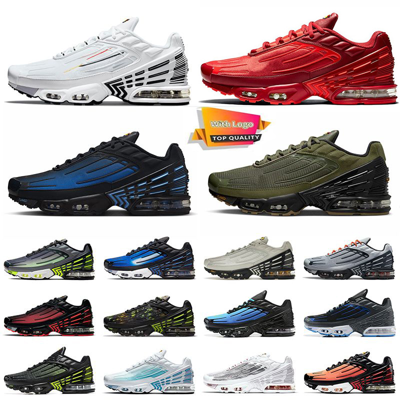 Tn Plus 3 Running Shoes Bone Black White Aquamarine Hyper Blue Men Women Trainers Air Olive Green Obsidian Smoke Grey Lemon Venom Sneakers Sports Tn Shoe