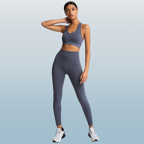 Yoga Outfits Seamless Gym Clothes Woman Sportswear 2 Piece Exercise Leggings Padded Sports Bras Women Fitness Wear Workout Sets Sp