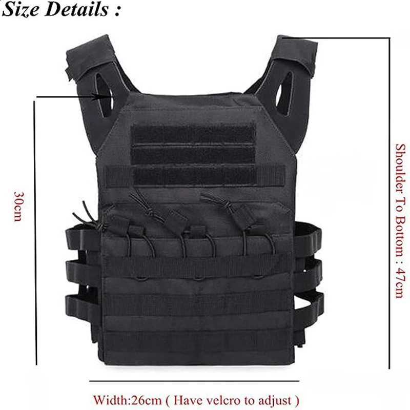 600D Bullet Proof Vest hunting Tactical Vest Military Molle Plate Magazine Airsoft Paintball CS Outdoor Protective 240125