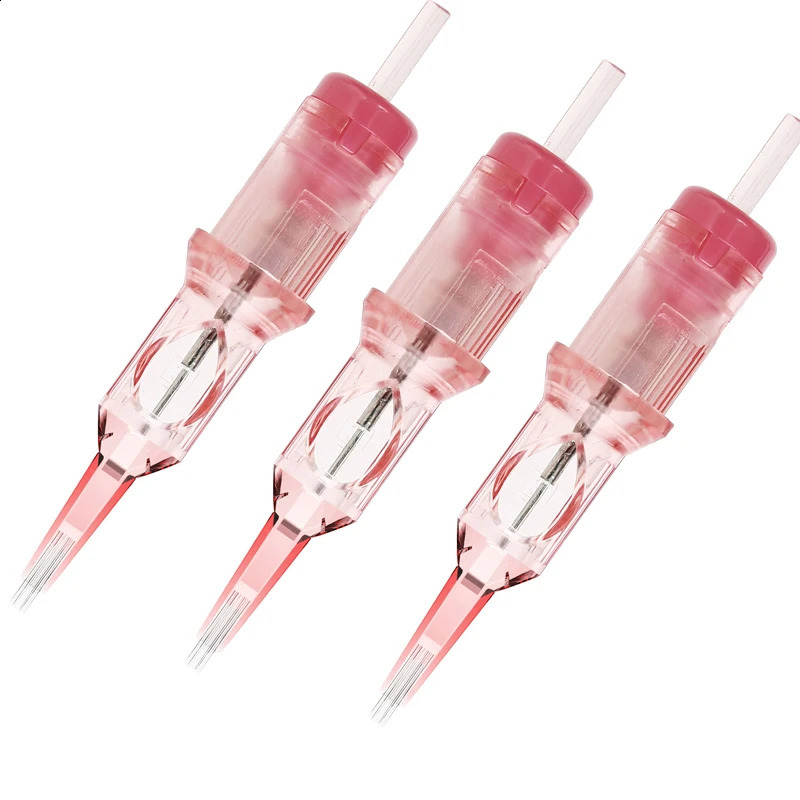 Premium Quality Pink VIPER PMU Tattoo Cartridge Needle Super Sharp Durable Consistent 20pcs/Box Permanent Makeup Car 240122
