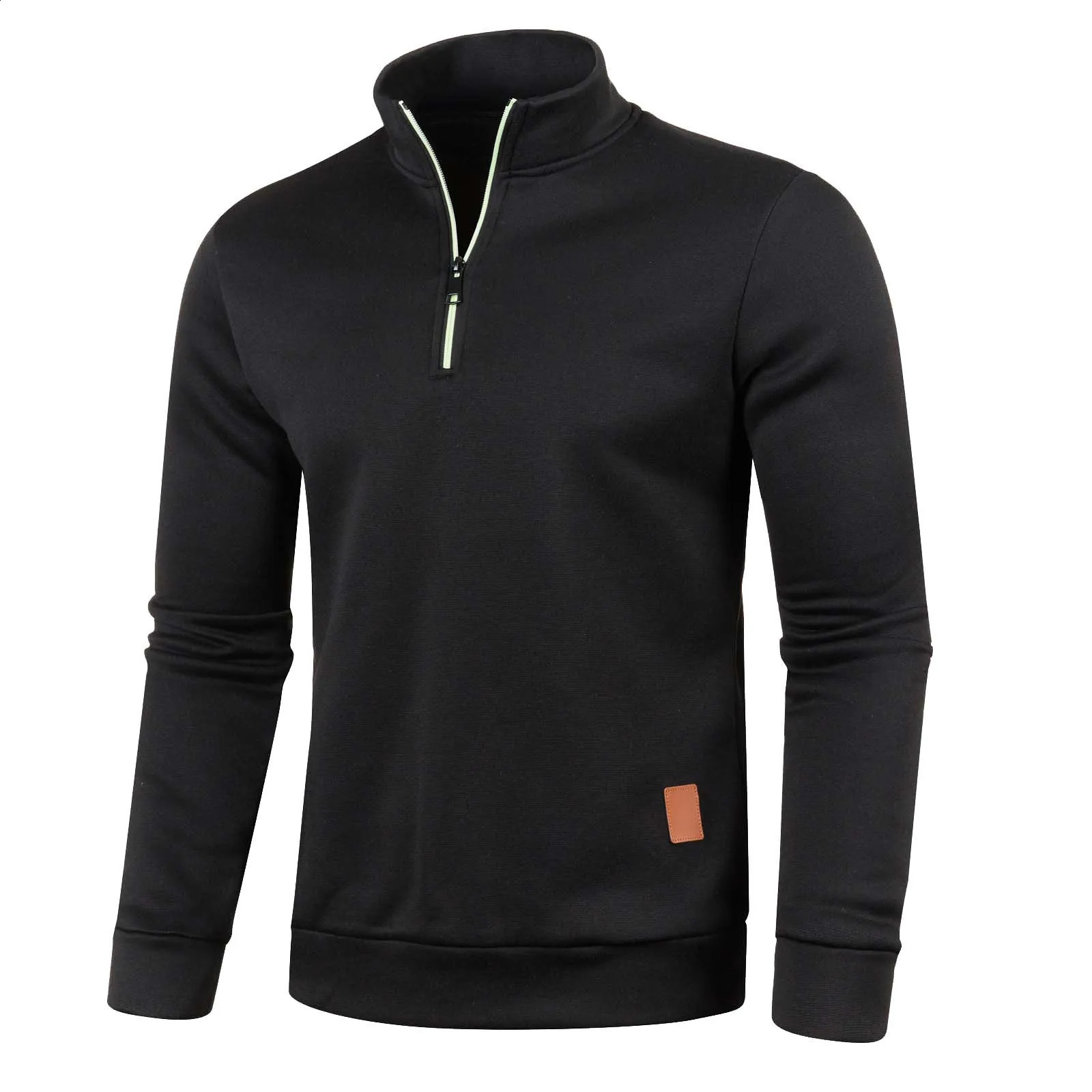 Fleece Sweater Coat Pullovers Zipper StandCollar Sweetshirts Solid Color Leisure Korean Fashion Loose Fit Winter Warm Sudaderas 240123