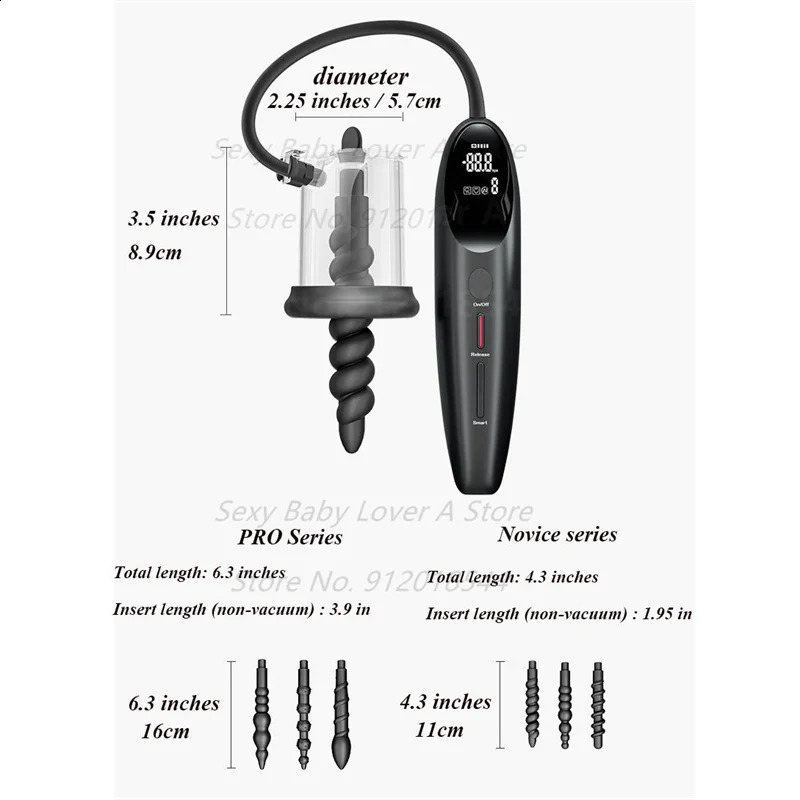 Smart Pump Vacuum Sucking Massage Prostate Stimulator Anal For Man Women Butt Plug Masturbator Adult Sex Toys 1 240202