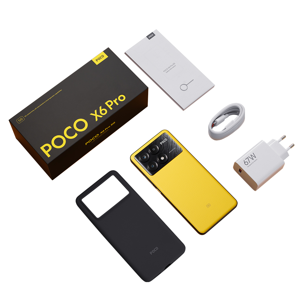 POCO X6 Pro 5G 256GB/512GB Global Version Dimensity 8300-Ultra 67W Charging 64MP Triple Camera 120Hz 5000mAh NFC