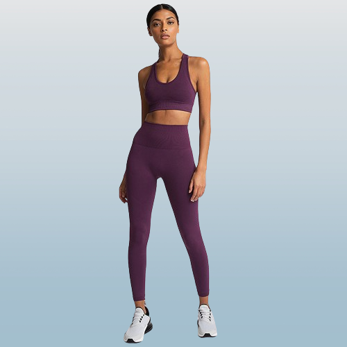 Yoga Outfits Seamless Gym Clothes Woman Sportswear 2 Piece Exercise Leggings Padded Sports Bras Women Fitness Wear Workout Sets Sp