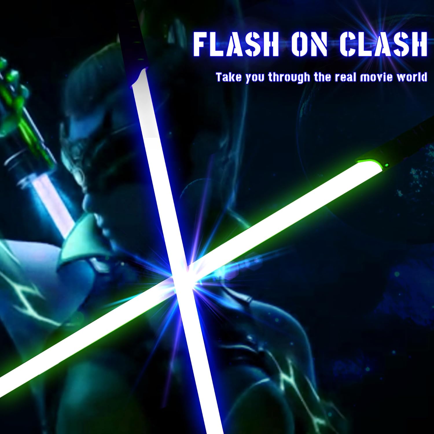YDDSABER Pro Lightsaber, Jedi Sith Force FX LED Heavy Dueling, Rechargeable Light Saber for Adults & Kids, Metal Hilt, Loud Sound