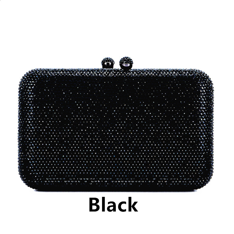 Handheld bag for evening wear womens banquet bag party wedding export crystal rhinestone bag 240117