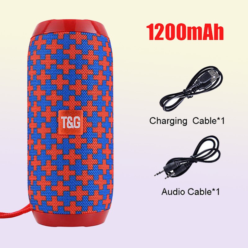 Portable Speaker Wireless Bluetooth compatible Subwoofer Outdoor Waterproof Loudspeaker Stereo Surround Support FM RadioTF for Mob