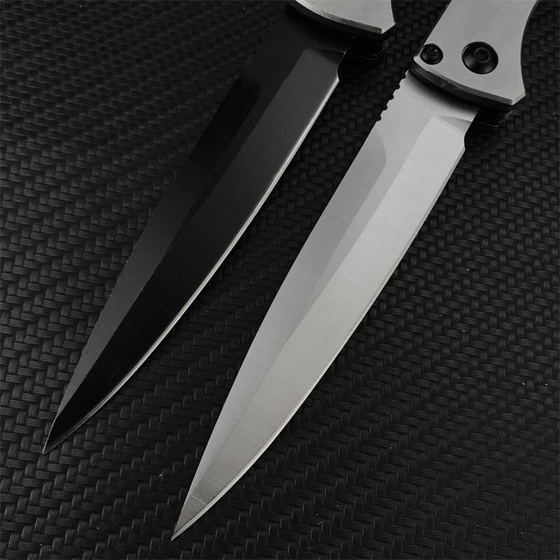 Higher Quality BM 4170BK Fact Assisted Folding S90V DLC Spear Point Blade Aluminum Handles with Carbon Fiber Inlays Portable Outdoor Hunting Pocket Kn