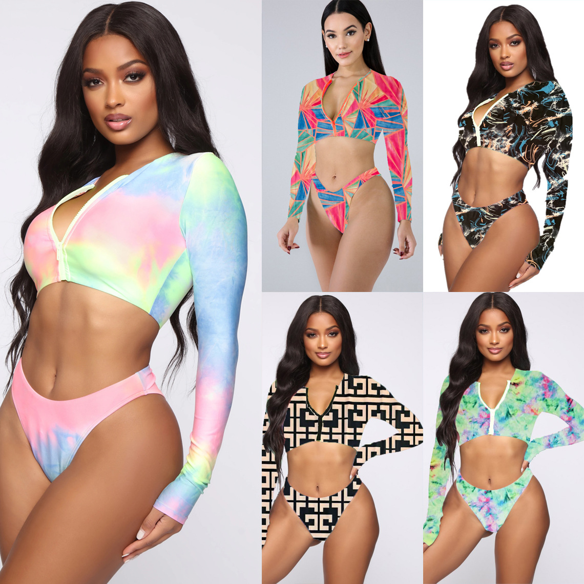 2024 hotsale Sexy Womens Bikinis Sets Clear Strap Shape Swimsuits Ladies Bathing Suits Swim Wear Beach Woman Swimwears Mixed brands swimwear