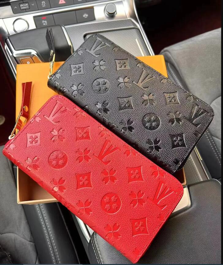 2024 Fashion flowers designer zipper wallets luxurys Men Women leather bags High Quality Classic Letters coin Purse Original Box Plaid card holder M60017