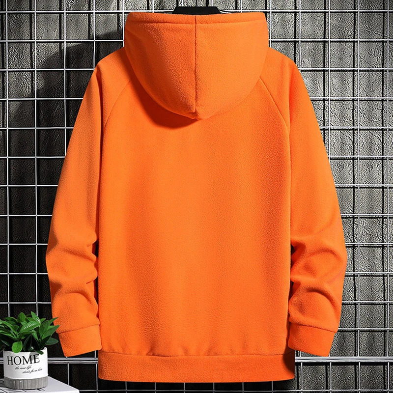 Spring and Autumn Hoodies Men Sports Fall/Winter Ins Loose Plus Velvet Harajuku Pullover Y2k Couple Fashion Joker Men 240126