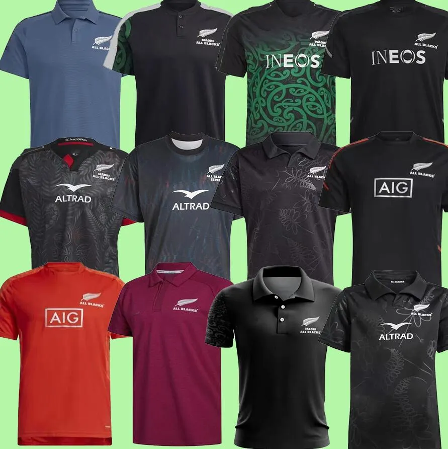 23 24 All Super Rugby Jerseys Black New jersey Zealand Fashion Sevens 22 23 24 Rugby Vest Shirt POLO Maillot Camiseta Maglia Tops size S--5XL