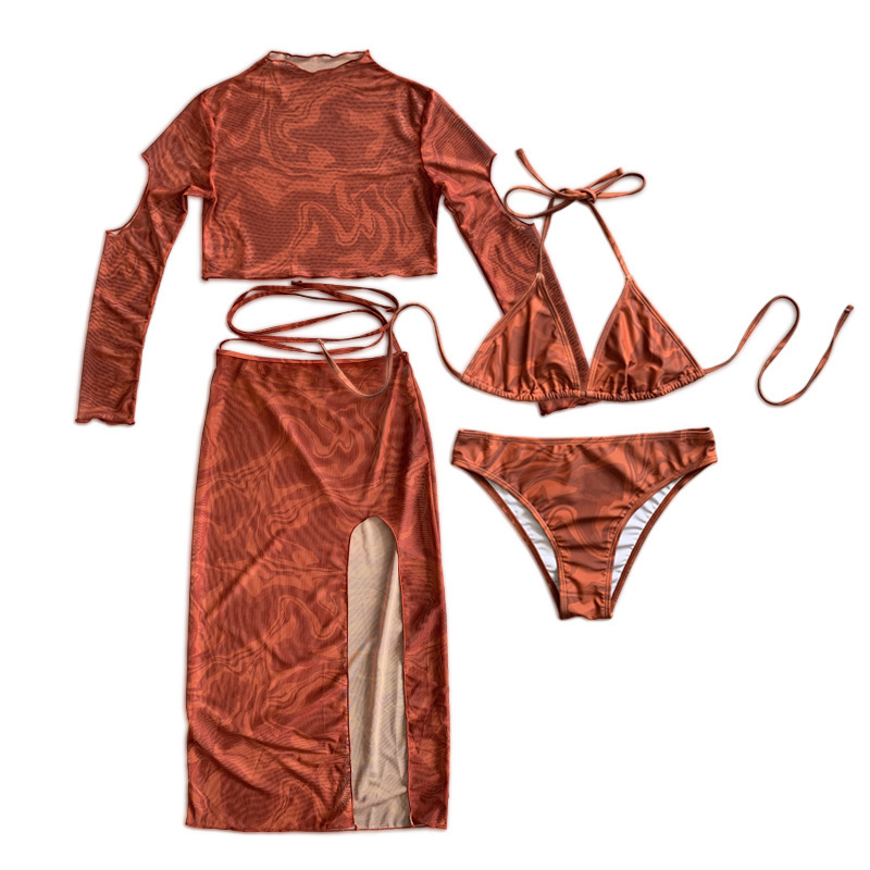 4 in 1 Sexy Womens Bikinis Sets Clear Strap Shape Swimsuits Ladies Bathing Suits Swim Wear Beach Woman Swimwears Mixed brands swimwear