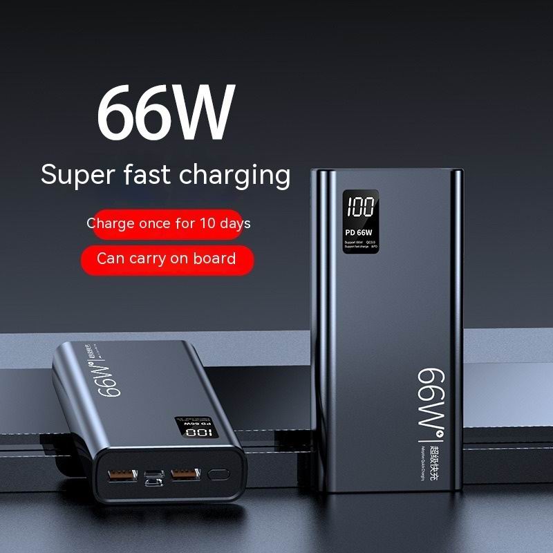 New 30000mAh Power Bank 66W Super Fast Charging For iPhone 13 14 Huawei Xiaomi Samsung PD 20W External Battery Charger Powerbank