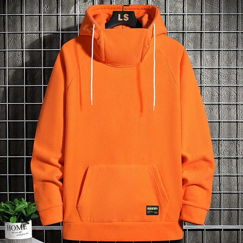 Spring and Autumn Hoodies Men Sports Fall/Winter Ins Loose Plus Velvet Harajuku Pullover Y2k Couple Fashion Joker Men 240126