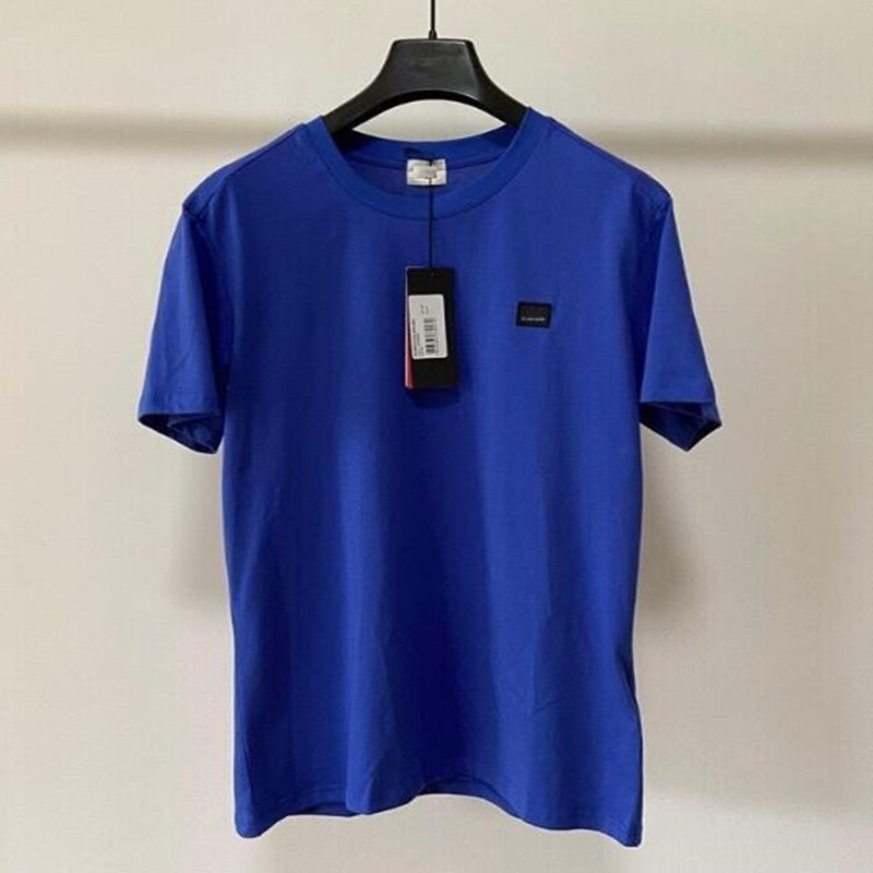 Classic letter embroidery t-shirts casual cotton men t shirts black white size M-XXL