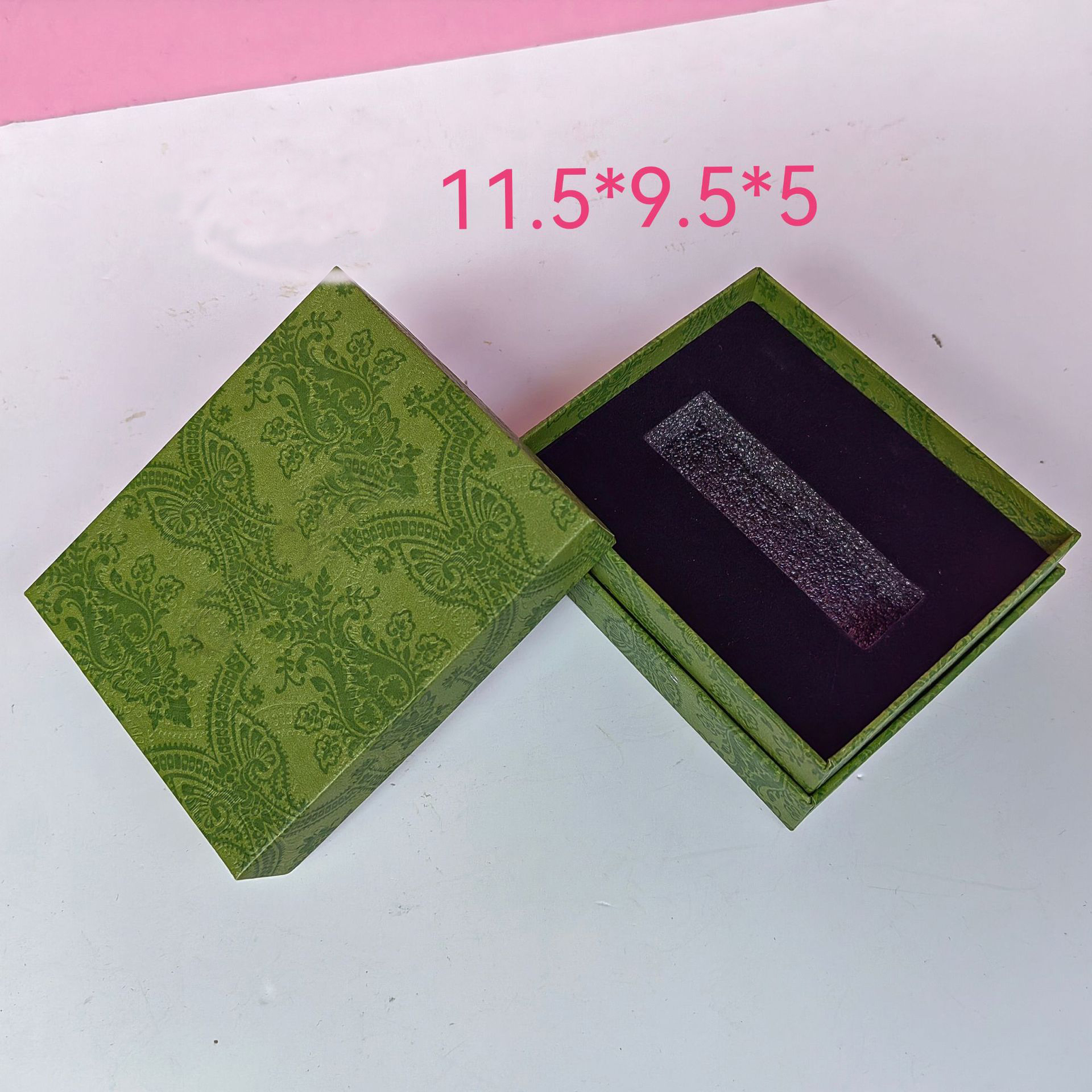 Ring Box G Letters Brand jewelry organizer Designer Jewelry Packing Earrings Necklaces Bracelets Cloth Dust Pouch Bags Green Lipsticks Perfume Makeup 