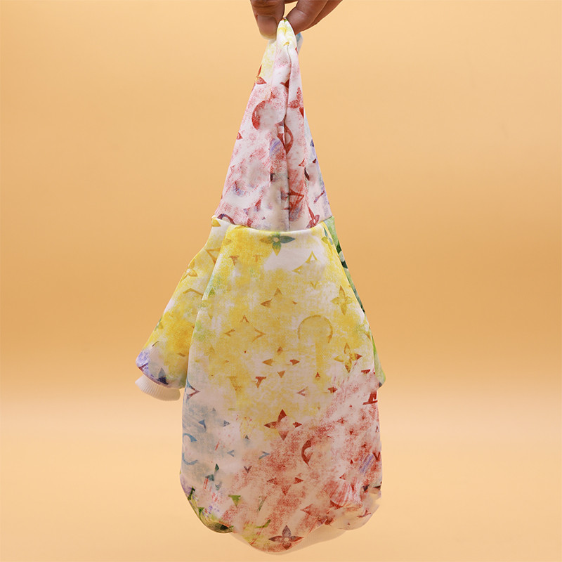 Designer Dog Colorful Tie Dyed Hoodie Classic Presbya Printed Cat Coat Pet Clothes XXS-XXL Free shipping