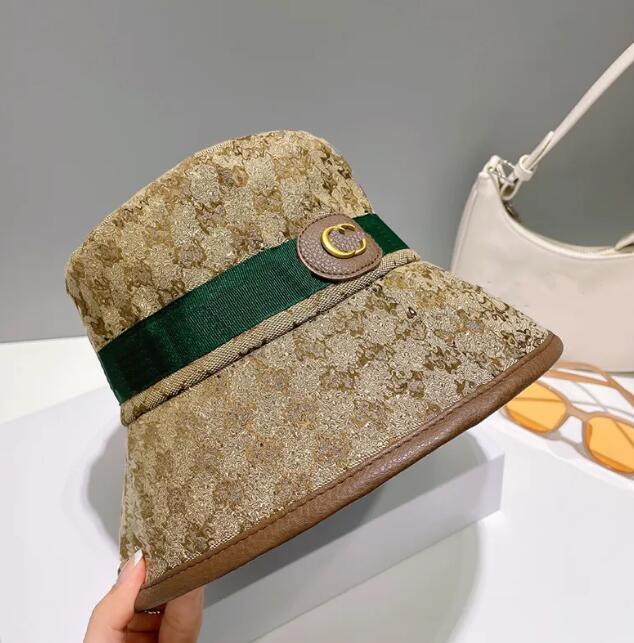 Bucket Hat beauty Wide Brim Hats Designers Women Cotton Unisex Younger Broad Cap Salty Traveg Sun Protection Caps Full Letter Breathable Sunbonnet