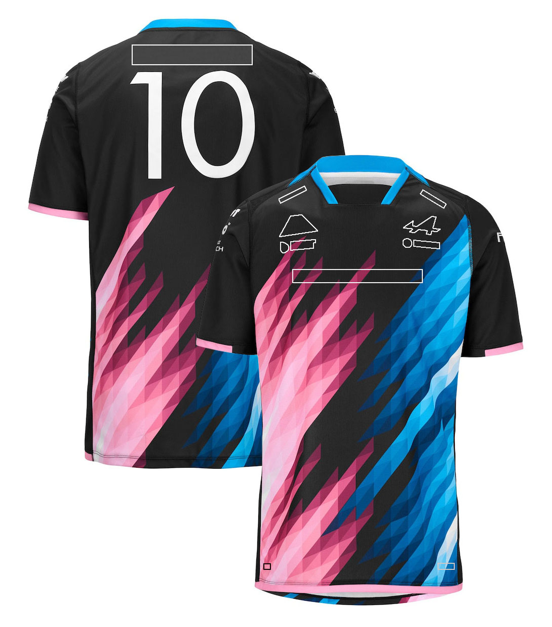 2024 F1 Team No.10 No.33 Driver Formula 1 Fans New Season Racing Clothing Summer Men's O-Neck Jersey T-shirt Plus Size free shipping
