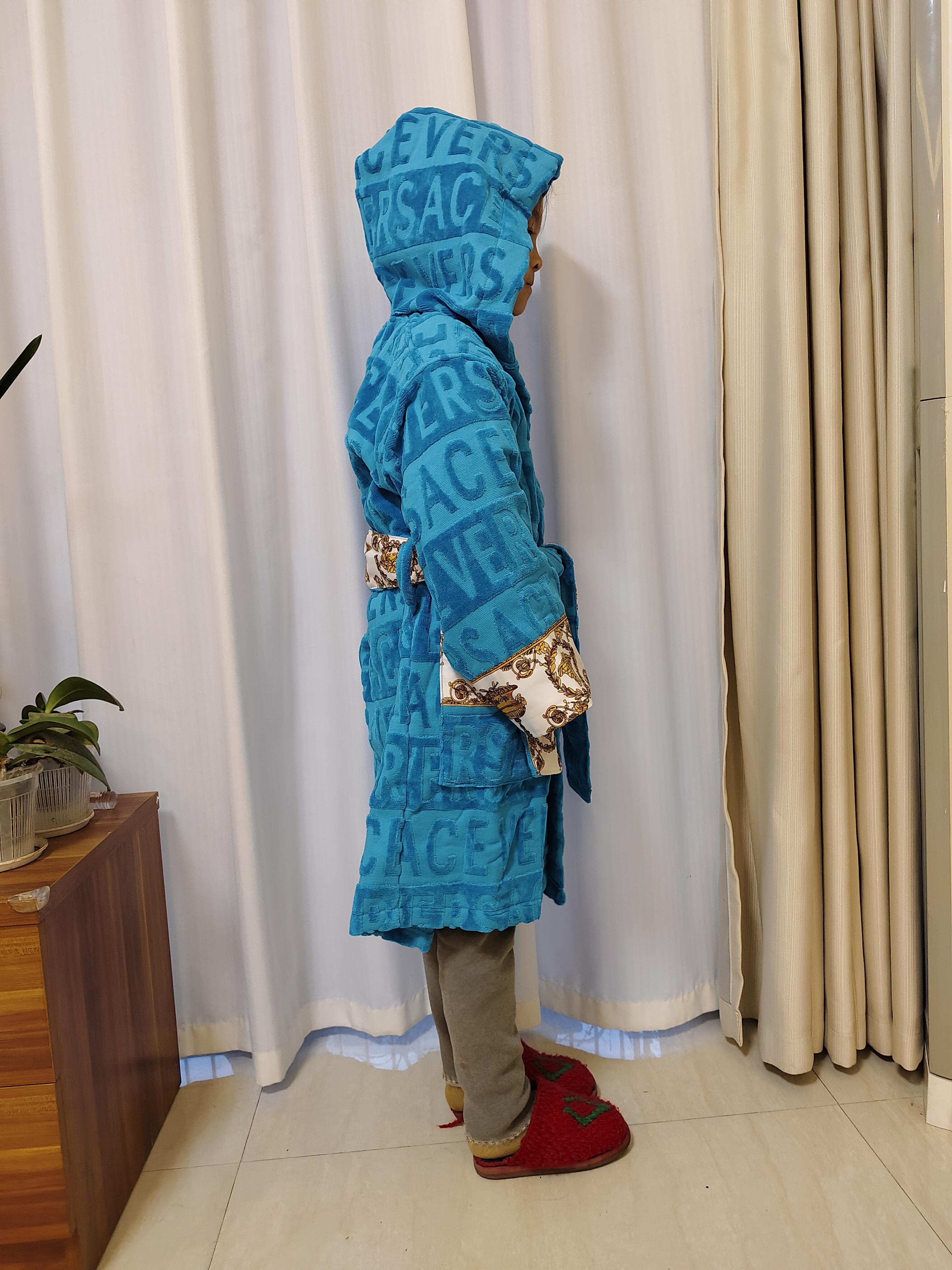Boy And Girl Absorbent Home Bath Robes Simple Quick Drying Hotel Supplies Convenient Comfortable Cotton Robe After Bath Kids Robe